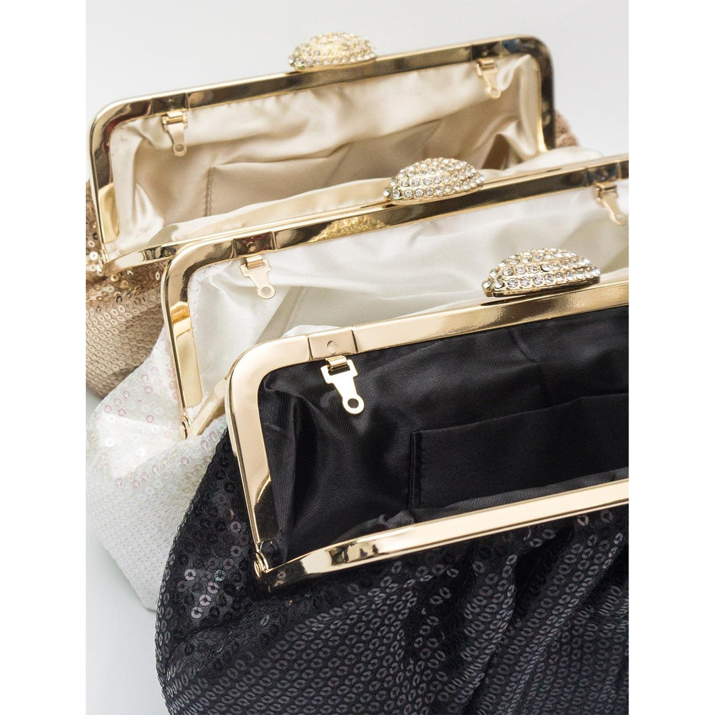 Sac d'embrayage à l'échelle de Sequin nouveau style