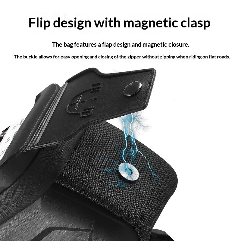 Sac avant en coque dure de grande capacité pour faisceau avant de vélo