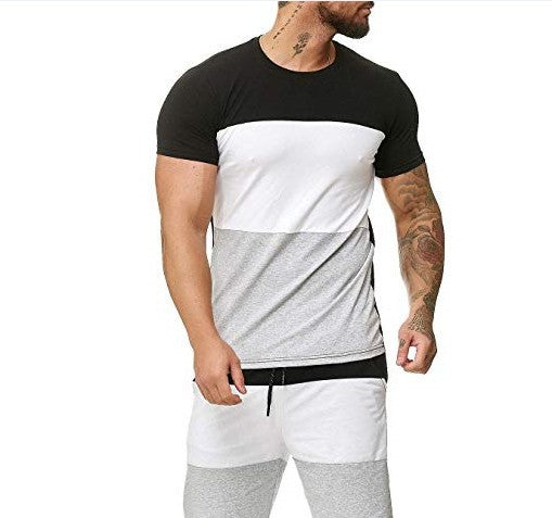 Sports de plein air et loisirs couleur matching T manches hommes