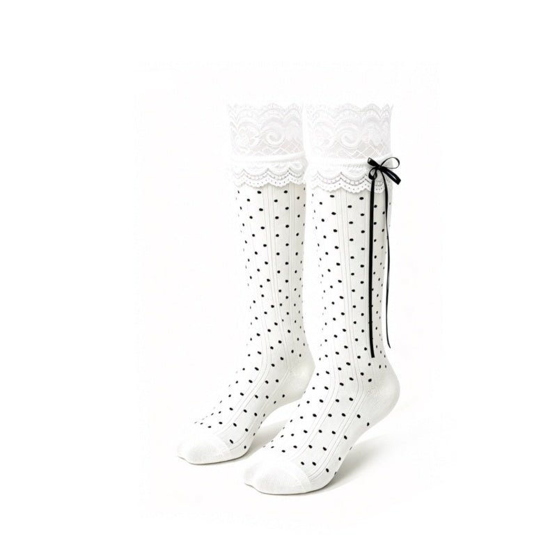 French Ballet Style Lace Ankle Socks