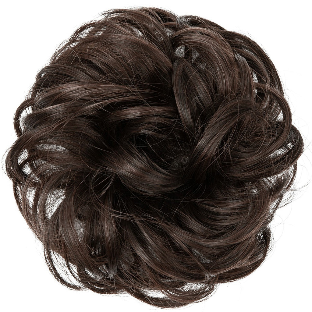 Haute température Cheveux de soie Tie femmes Bun élastique bande de cheveux