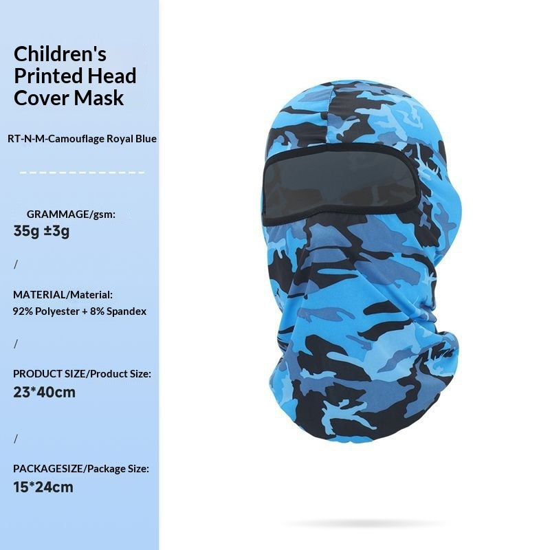 Masque d'équitation en plein air pour enfants Headgear Windproof Sports