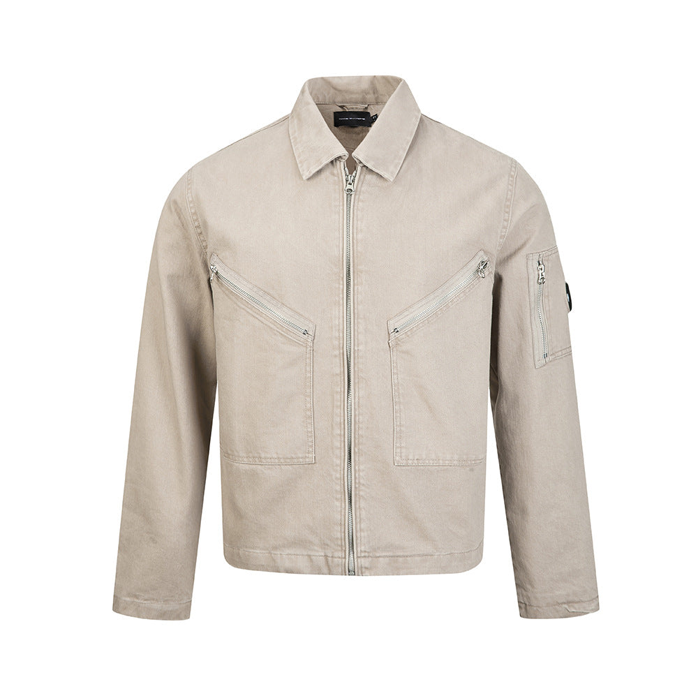 Veste à épaule droite décontractée