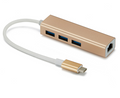 8152 USB à RJ45 Type-c carte adaptateur câble USB3.0 HUB moyeu d'entraînement rapide gratuit