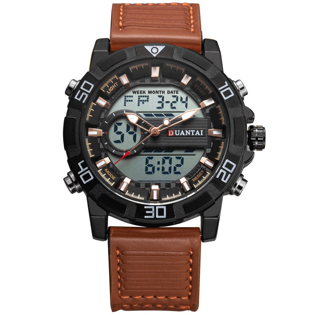 Montre extérieure multi-doubles pour hommes