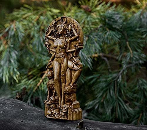 Greek Resin Goddess Statue Pagan Altar Garden Sculpture