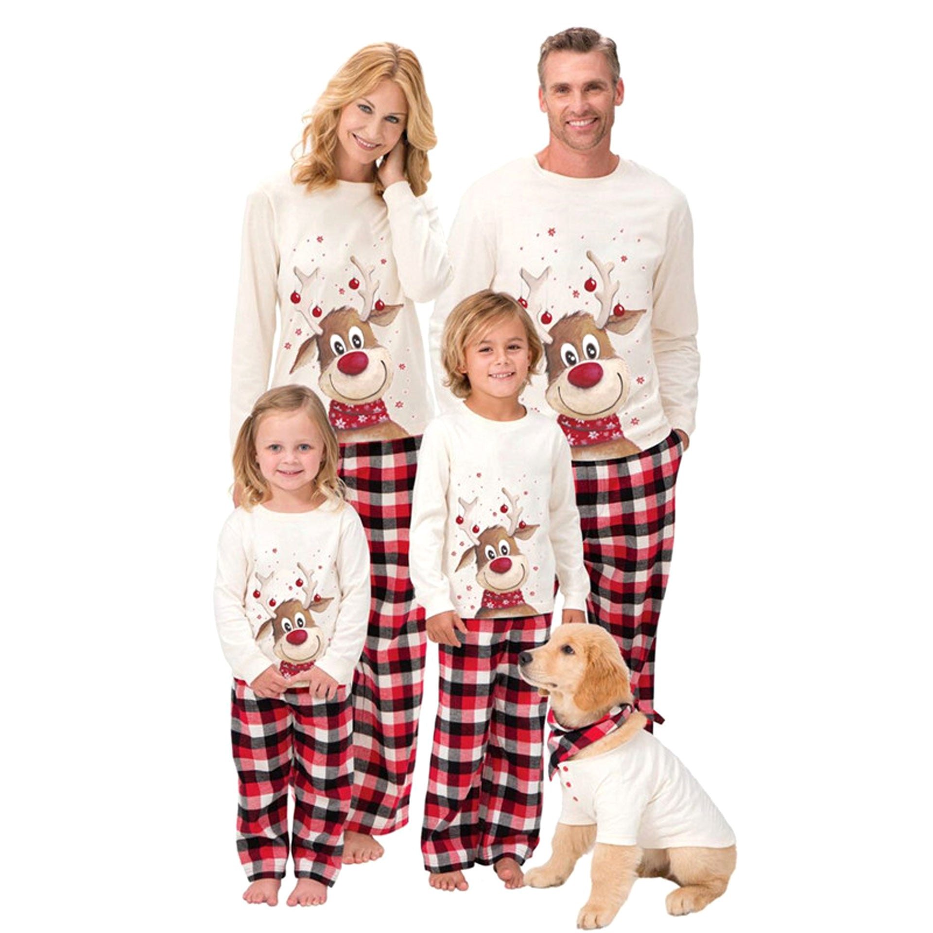 Robe de parent-enfant imprimée Elk