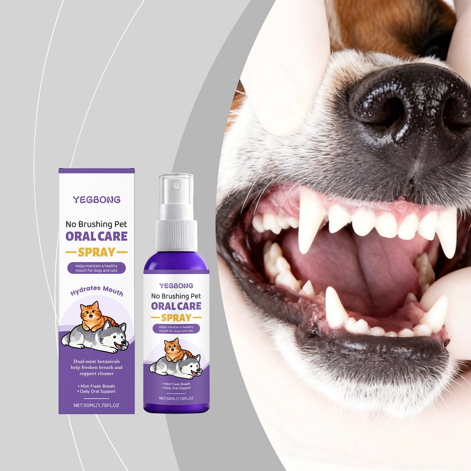 Vaporisateur de dents de chien