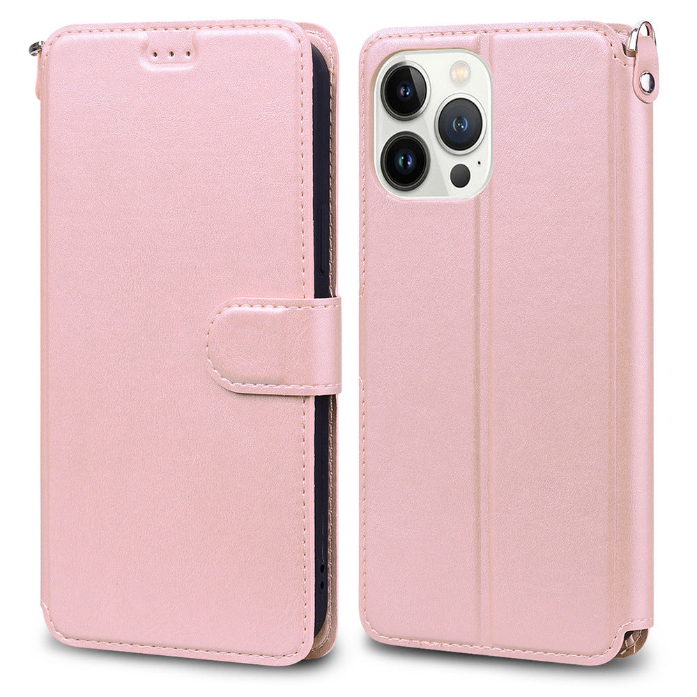 Leather case for 16 Pro Max