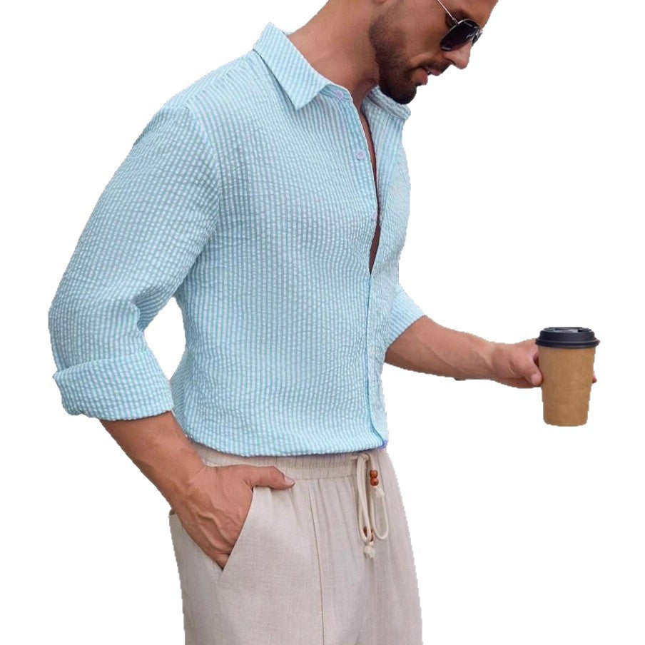 Chemise à manches longues à manches longues pour hommes
