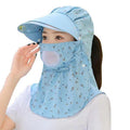 Lens Sunscreen Cap-Blue-1 pièce