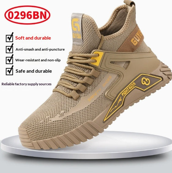 Chaussures de sécurité au travail respirant avec impact des orteils et résistance à la perforation Vêtements de travail durables Pied
