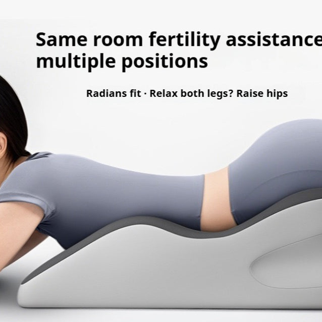 Couples Oreiller de lit pour la conception pendant l'intercours Coussin Comfy pour la fertilité Effor