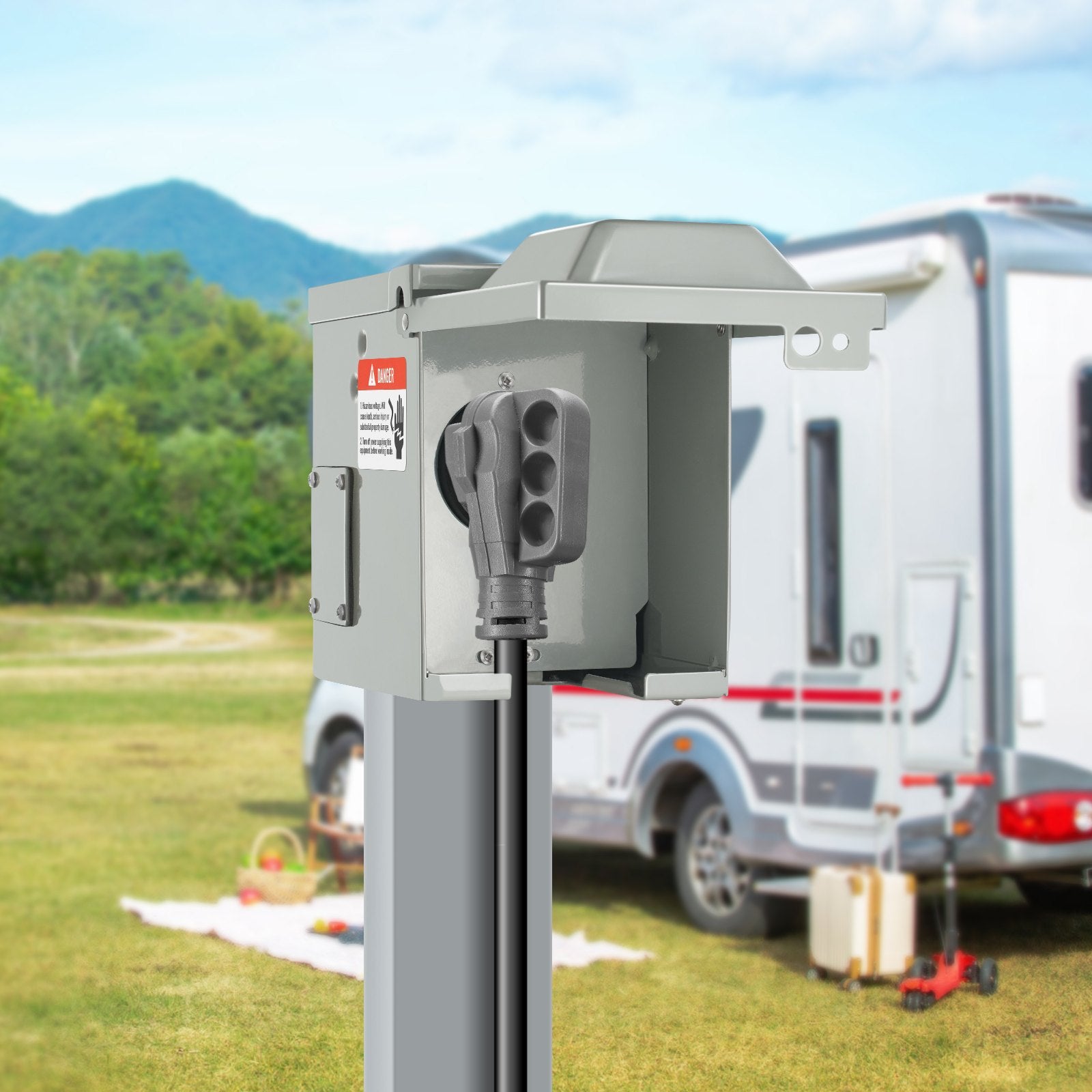 Boîte de sortie de puissance VEVOR 50 Amp RV
