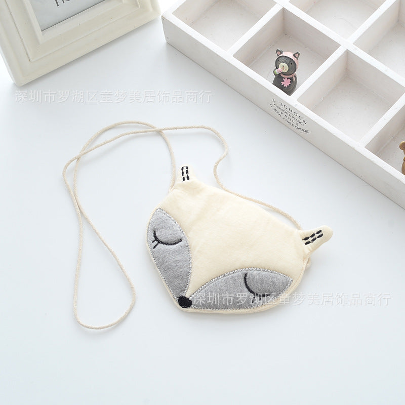 Les fabricants sud-coréens Caricature d'origine Petit Renard Enfants Petit Satchel Purse