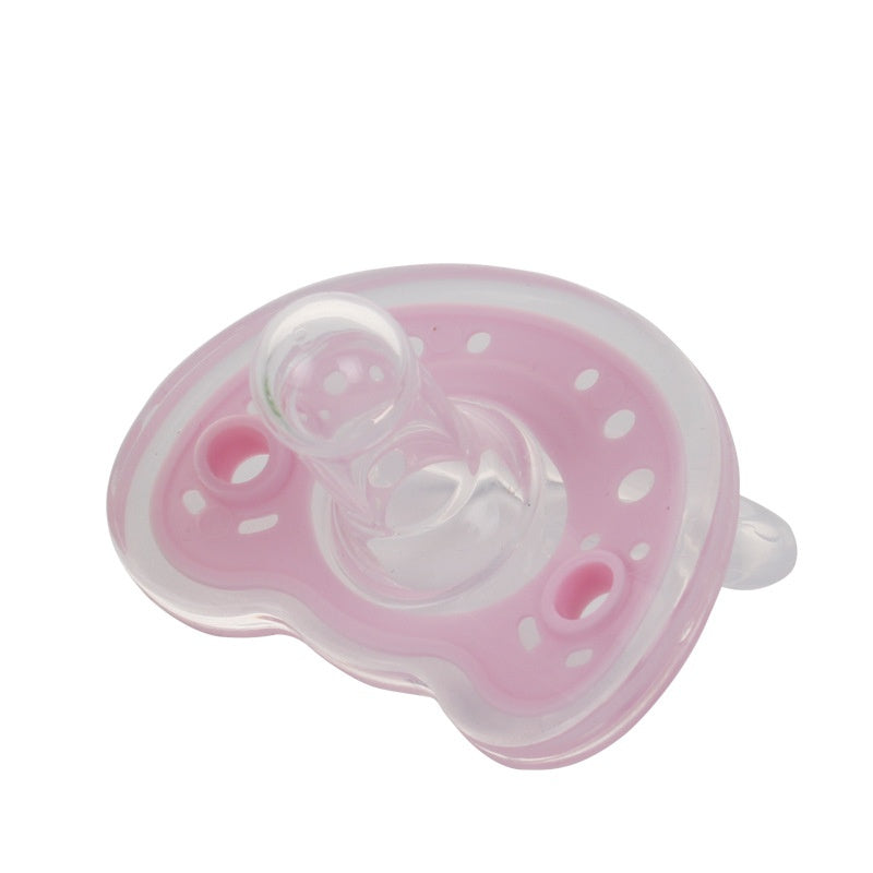Baby Products Full Silica Gel Pacifier Deux couleurs Liquide Silicone Sommeil Confort Baby Pacifi