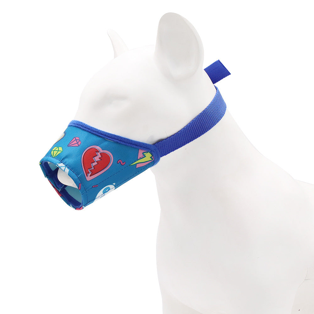 Couverture de bouche de chien réglable anti-bite
