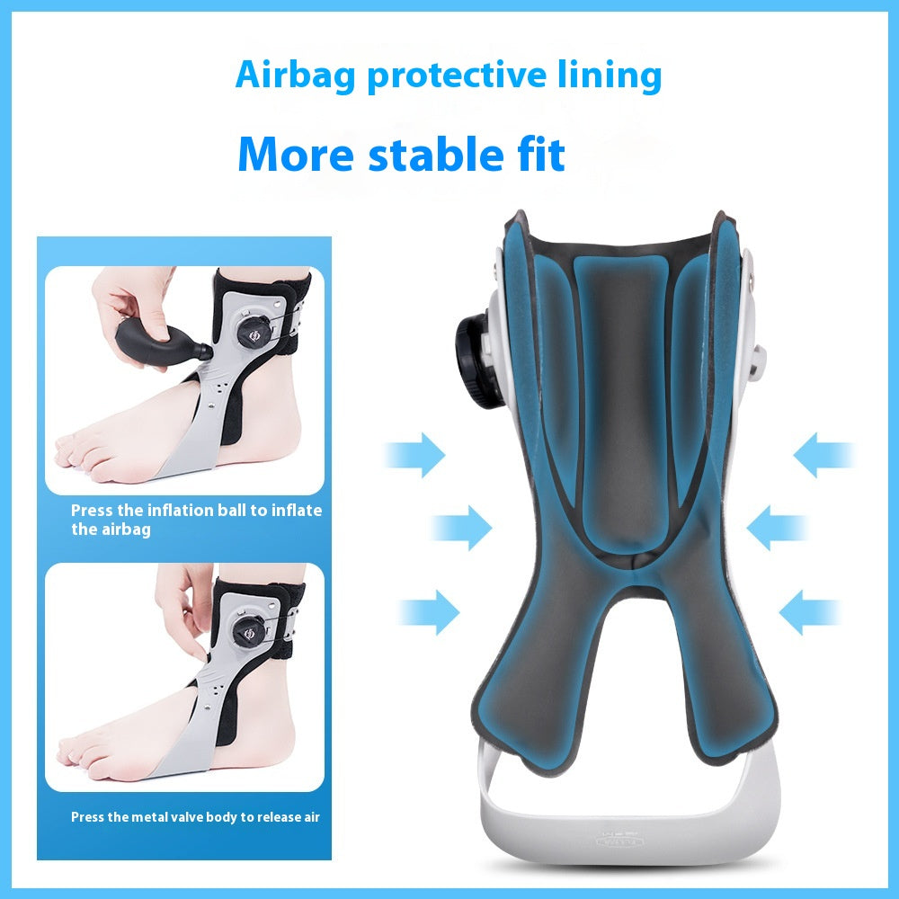 Airbag Button Ankle Support Formation Réhabilitation Ankle Fixation Brace Correction Protec
