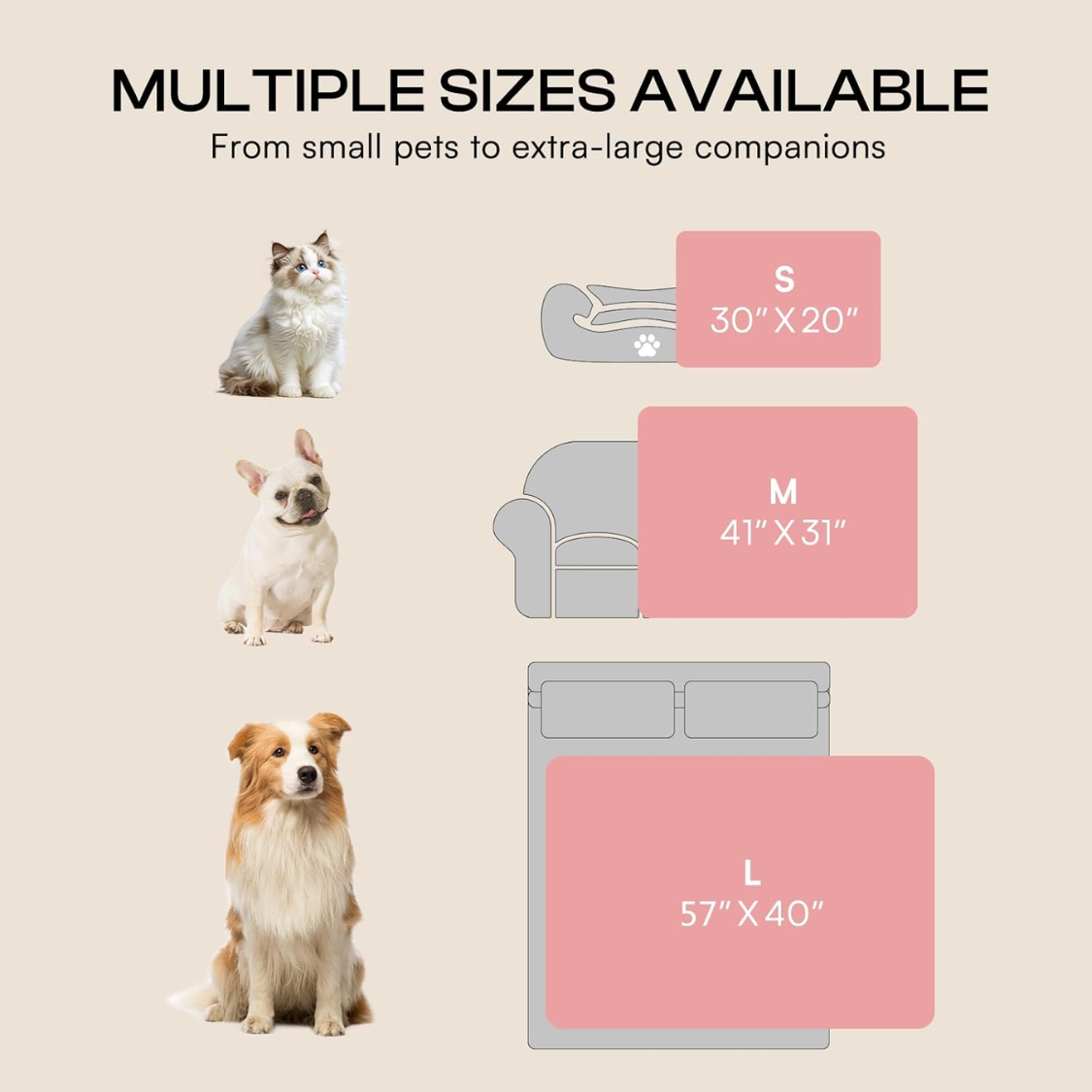Soft fleece machine-washable dog blanket