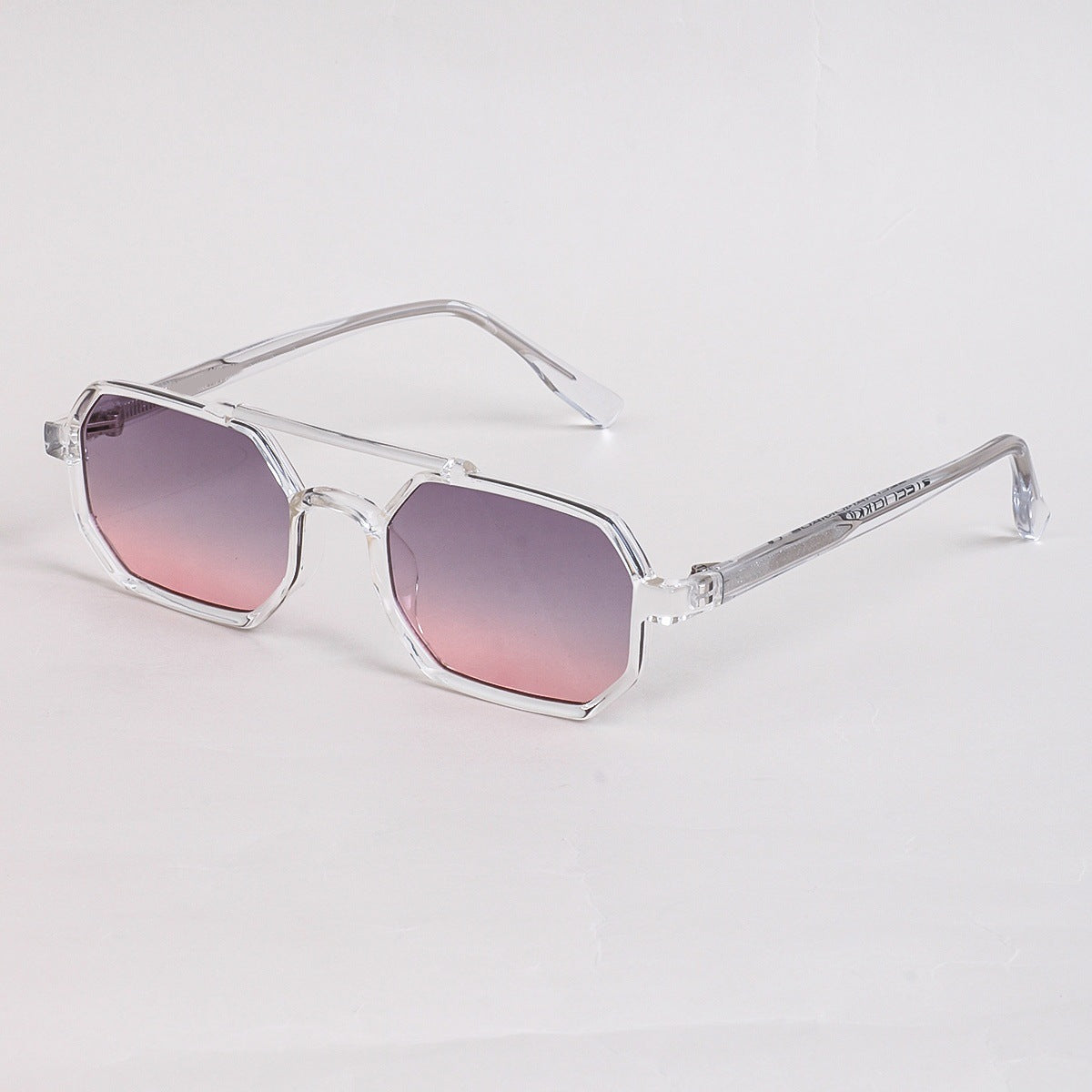 Lunettes de soleil mode européenne et américaine double pont