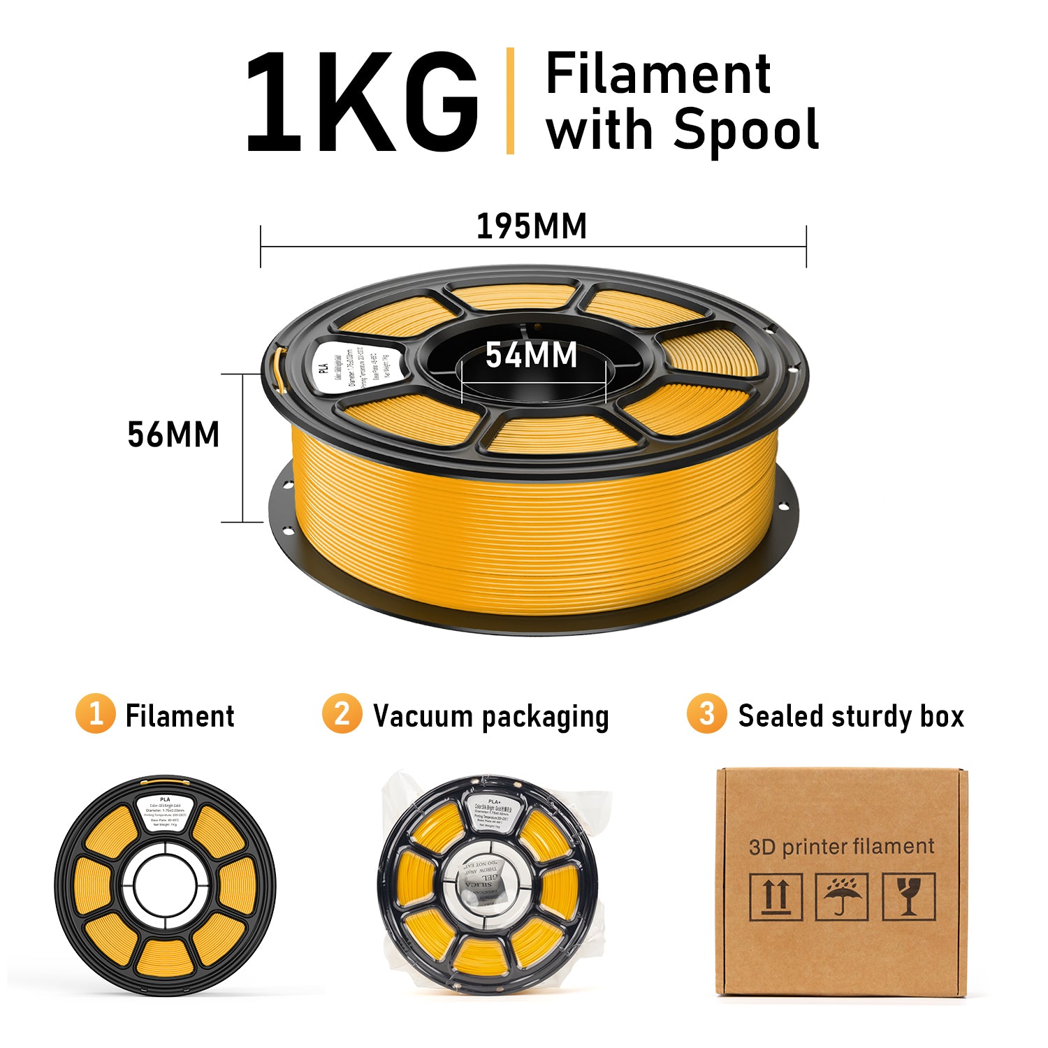 Silk PLA Filament 1.75mm