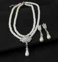 Commerce extérieur européen et américain gros mariage mariée bijoux perles cristal diamant cou