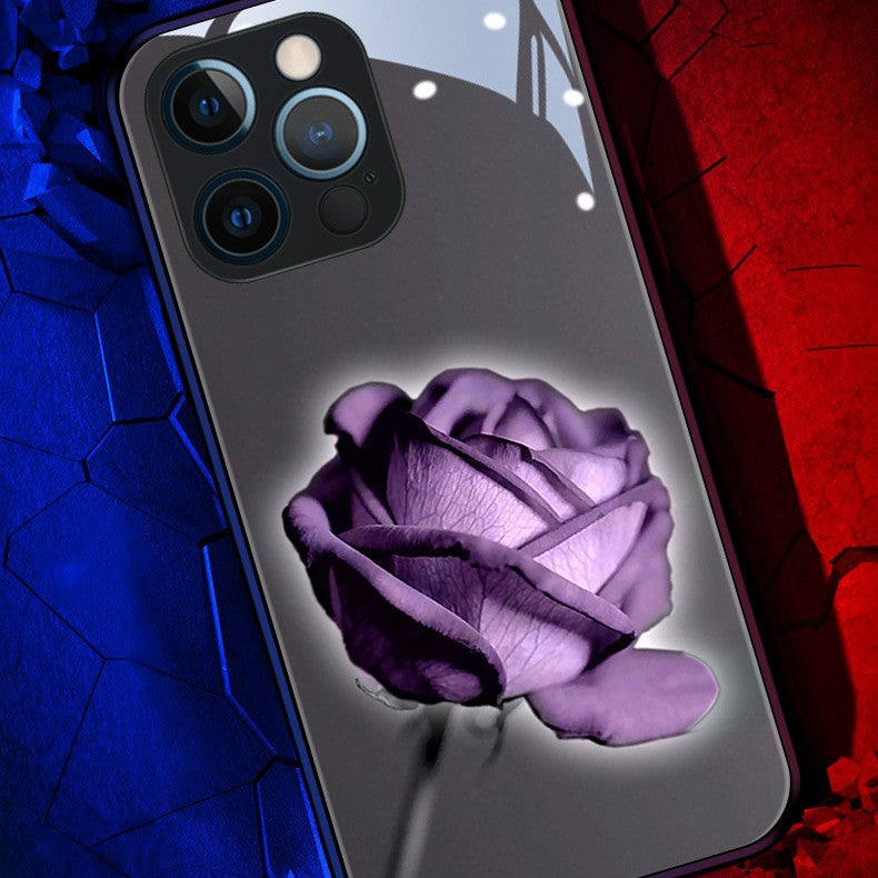 Étui de téléphone imprimé Rose Blossom