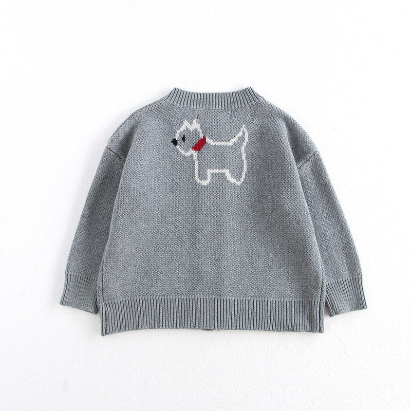 Chandail mignon pour chiot pour enfants