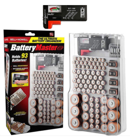 Organize the plastic battery tester