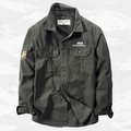 Haut de chemise à manches longues rétro mode homme