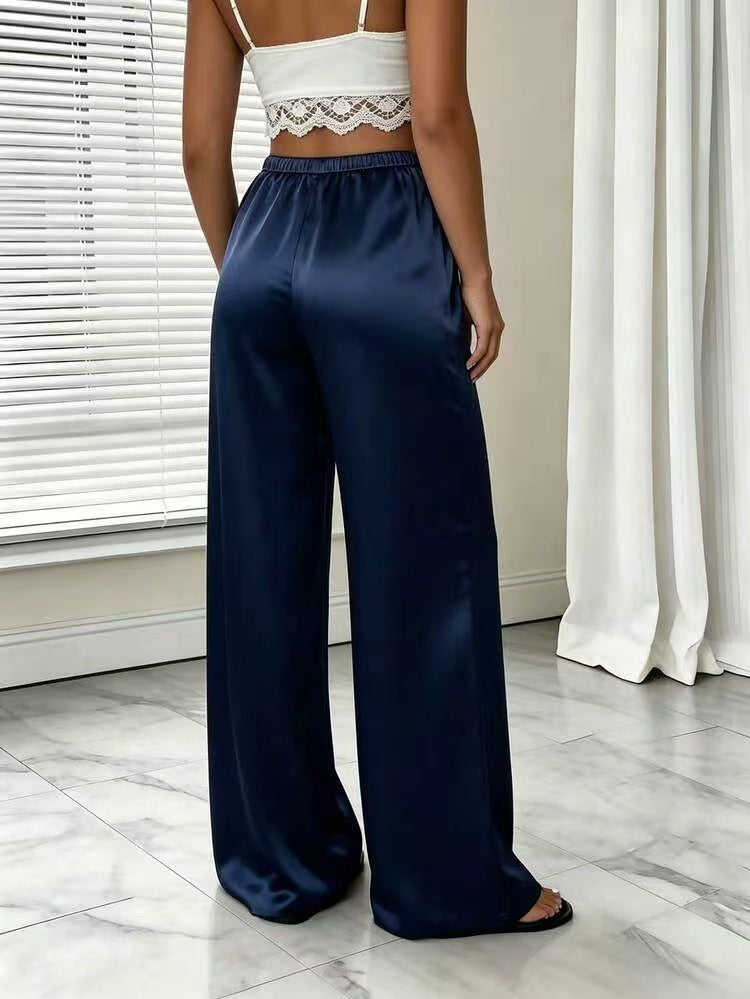 Pantalon féminin extensible en acétate stretch