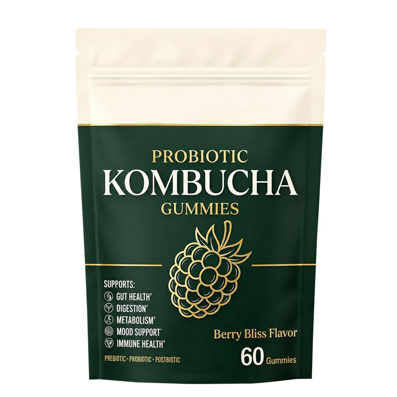 En stock Kombucha Gummies 60 pièces par sac