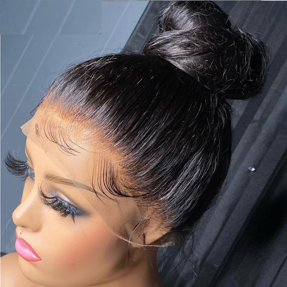 360 Perruques de cheveux humains face à face Perruque de cheveux réels