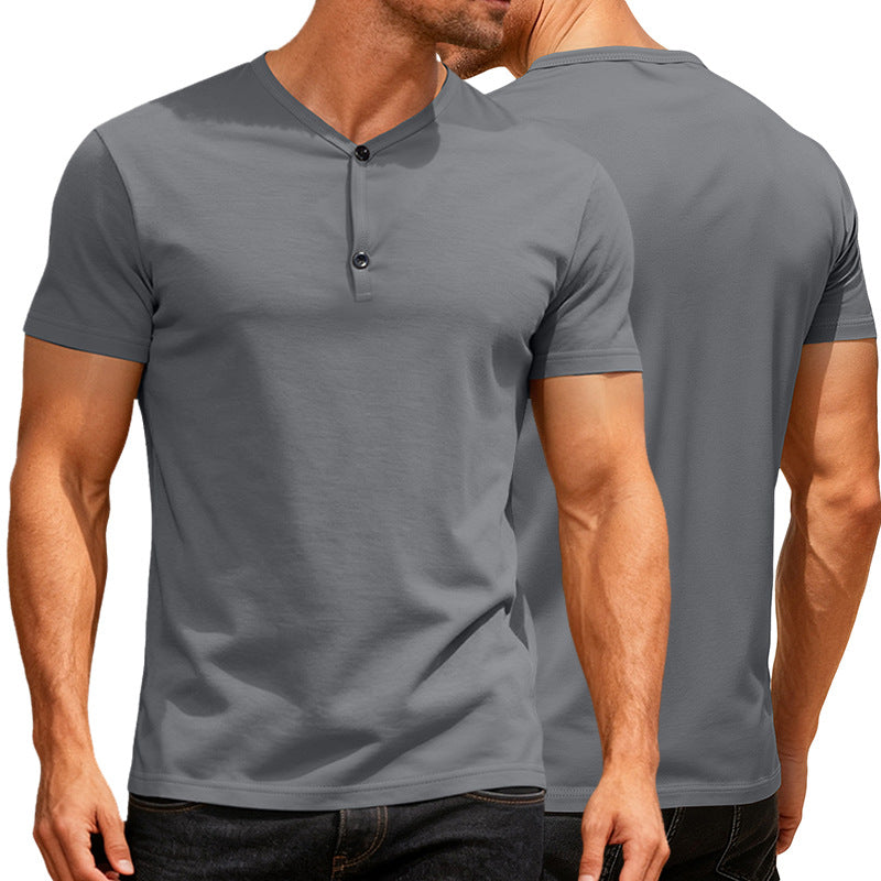 T-shirt à manches courtes Casual Sports couleur V