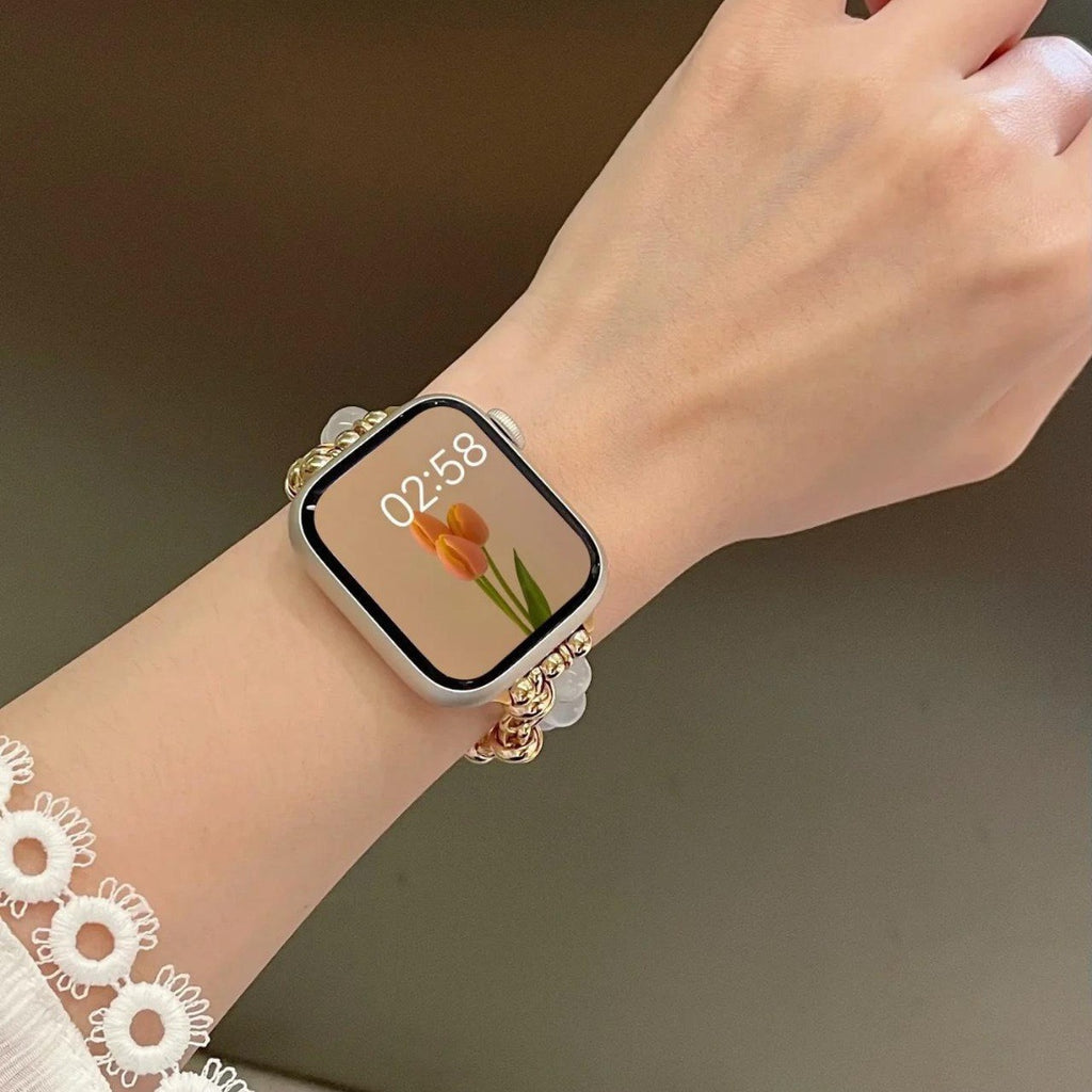 Bracelet de montre en cristal pierre des yeux