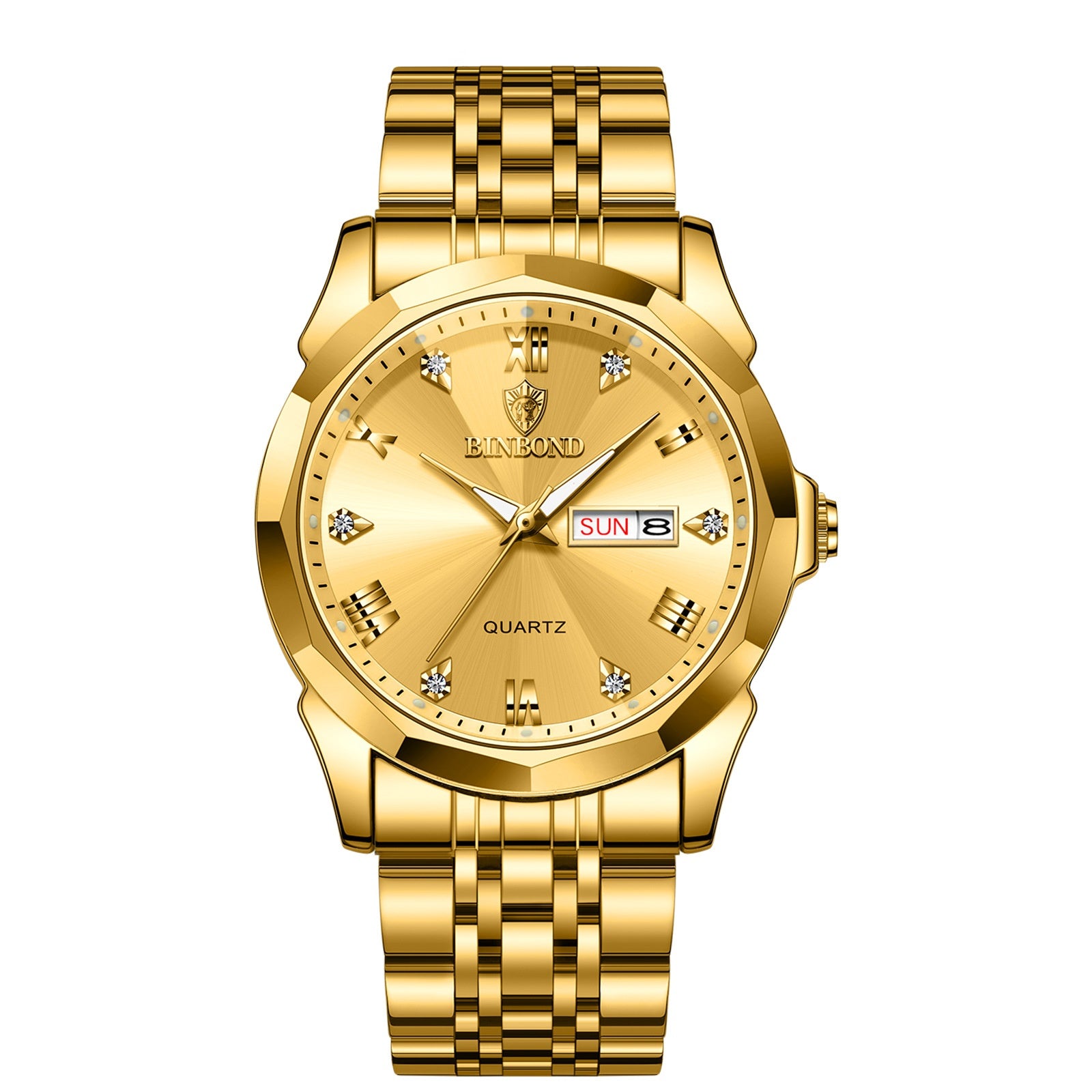 Style homme collège étudiant double calendrier électronique quartz montre étanche