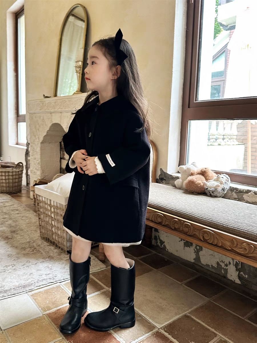 Manteau de laine de cachemire double face