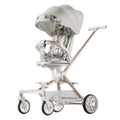 Enfants à quatre roues Bébés Trolley inclinable bidirectionnel pliant léger