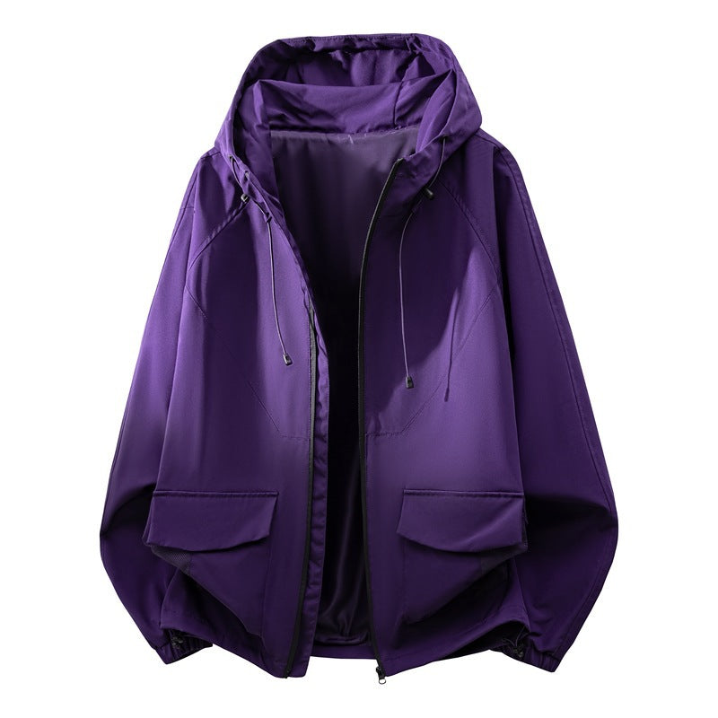 Printemps et automne Unisex Veste Hommes Trois Dimensional Line Design American Style