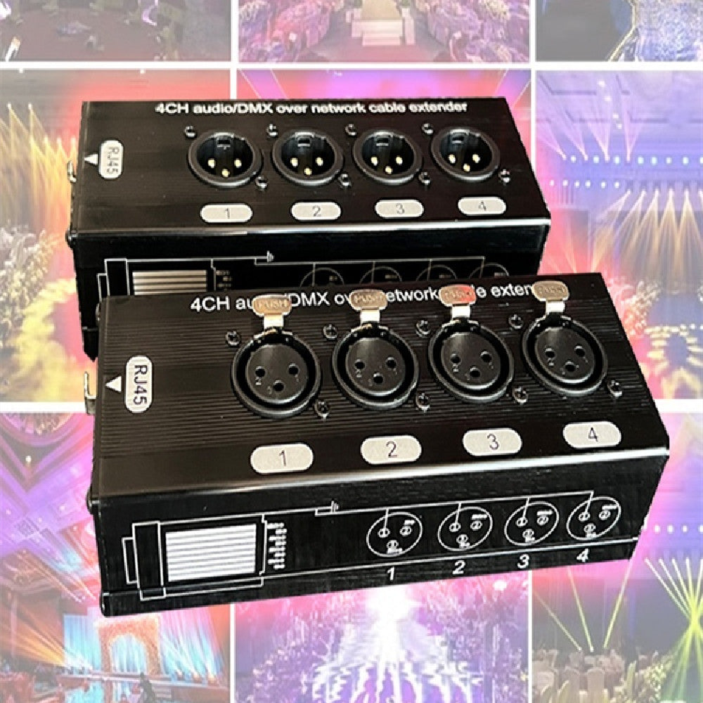 Câble réseau Carnon 4 voies DMX512 à quatre canaux