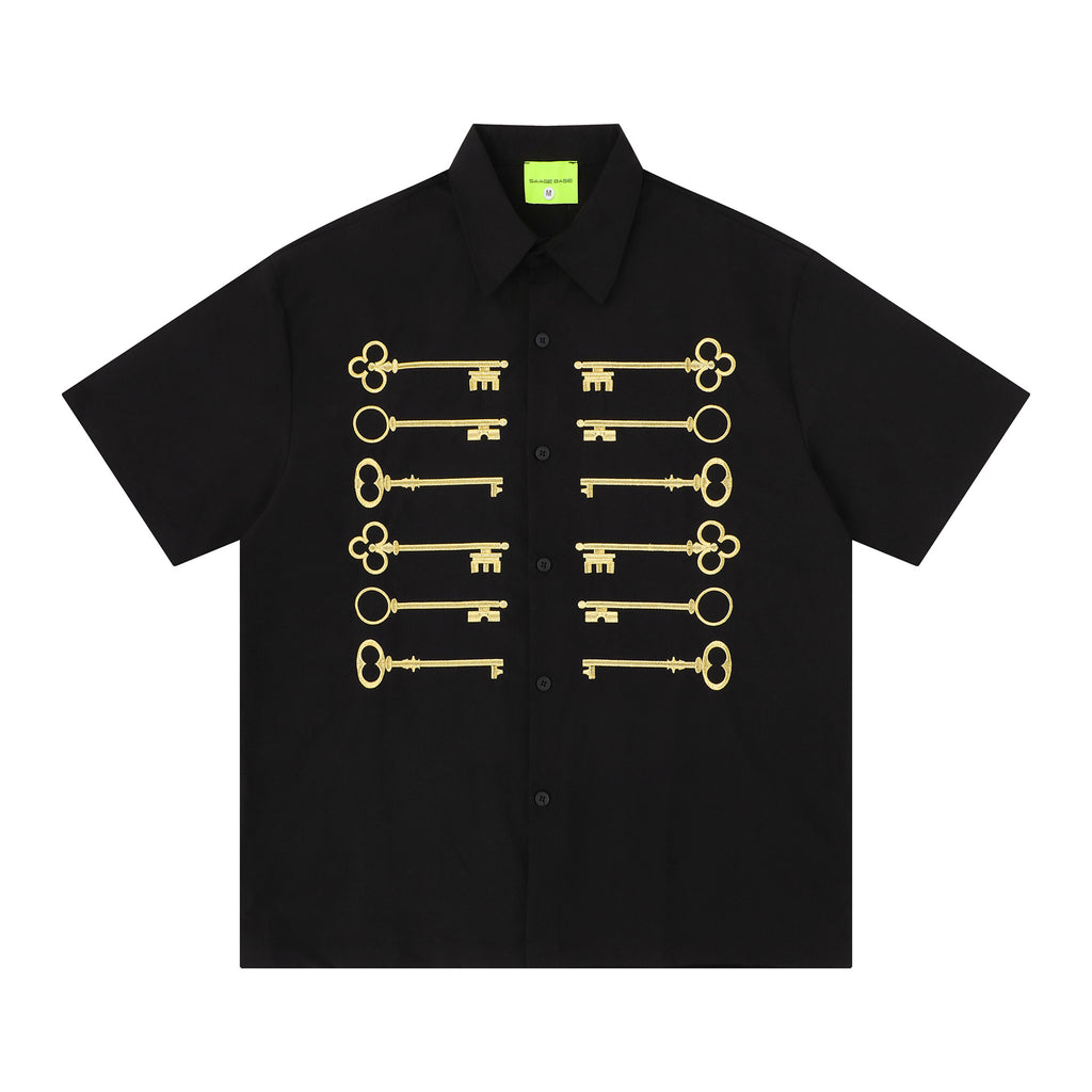 T-shirt à manches courtes rétro style américain pour le printemps et l'été