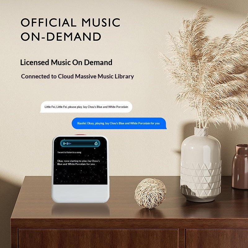 Produit Petit cube sucre AI grand modèle réveil WiFi Smart Speaker