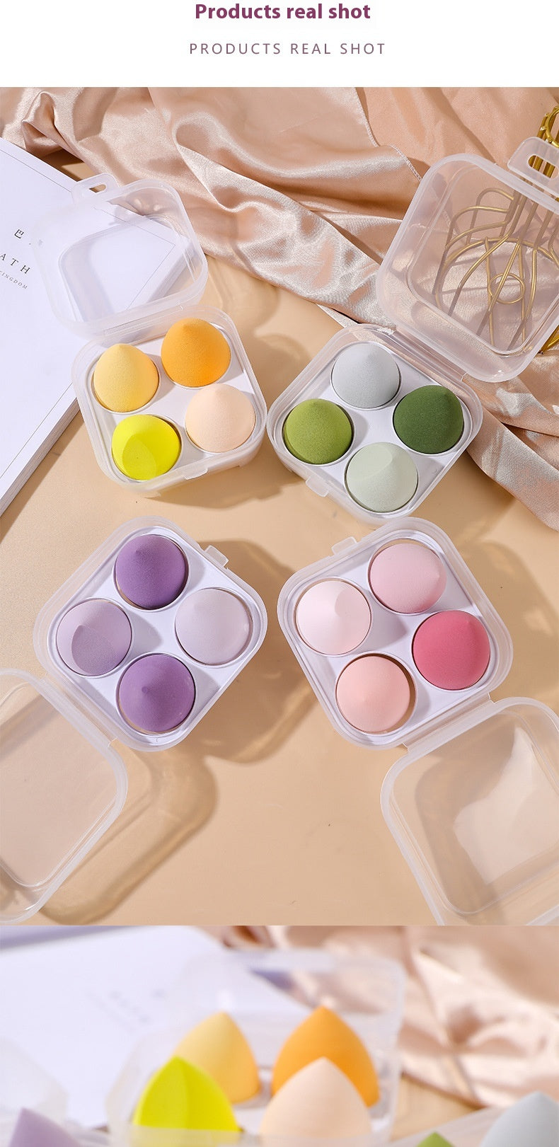 Cosmétiques Puff Puff Coussin Super Soft Smear-proof Beauty Blender Studio Sponge Egg