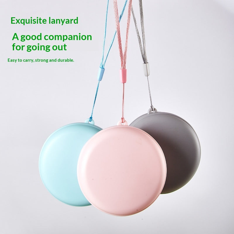 Coupe Macaron Mignon et amusant bouteille d'eau pliante