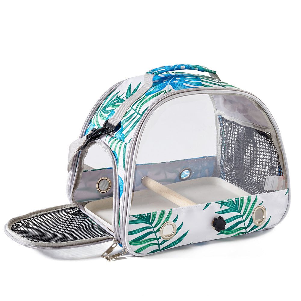 Porte-oiseaux Portable Petit sac d'animaux de compagnie Cage pliant