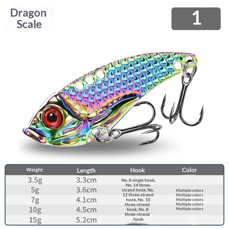 Bâton artificiel Serpent à crotale à croupe métallique pour la pêche à longue distance Lures A
