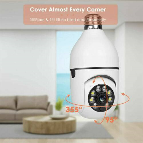 E27 1080P HD IR Bulb Camera Wireless Wifi Smart Home Security Camera