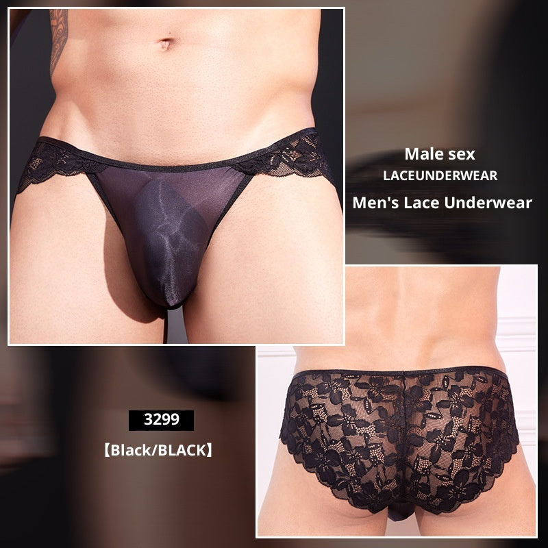 La dentelle européenne et américaine masculine design mince et sexy