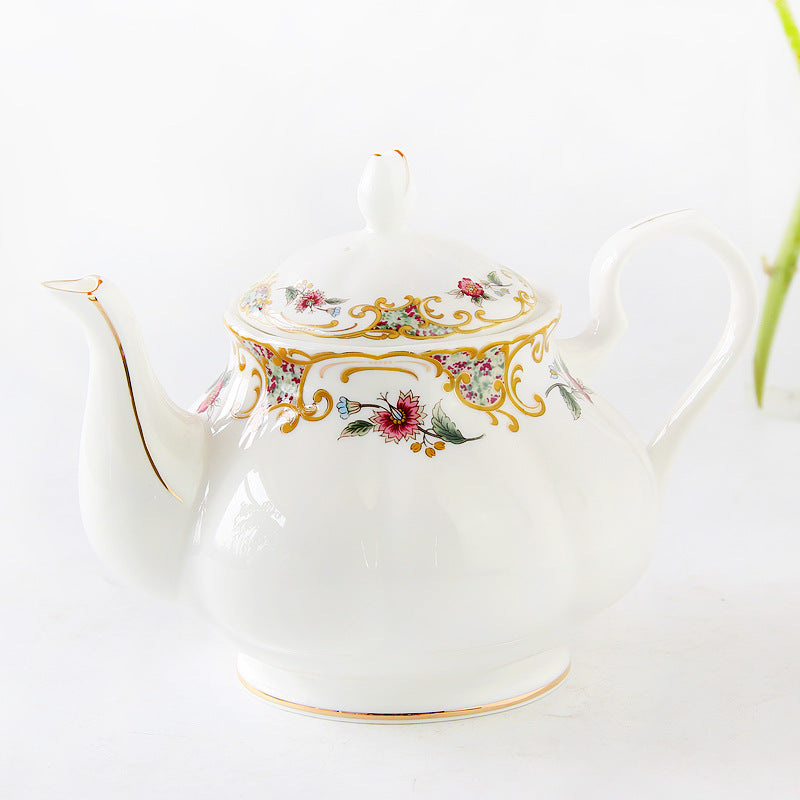 European Tea Set Après-midi Théière de porcelaine Anglais