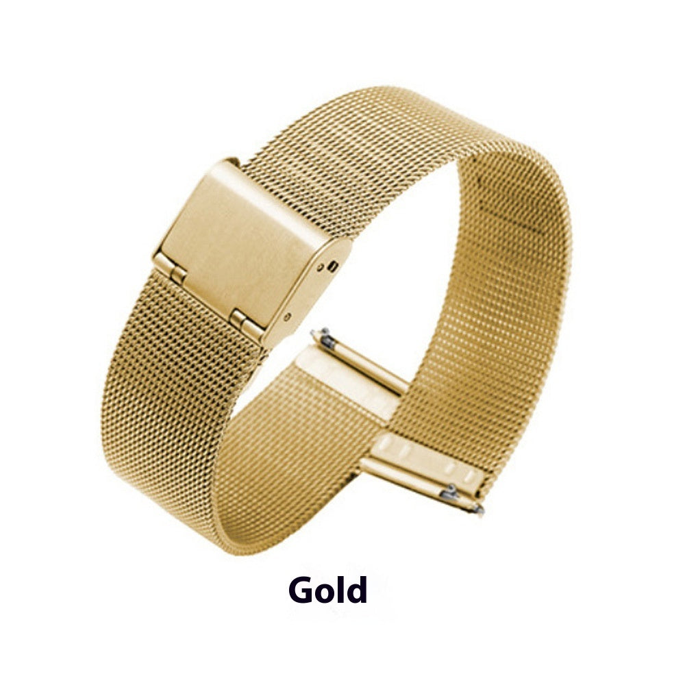 Bracelet Milani en soie tissé en acier inoxydable